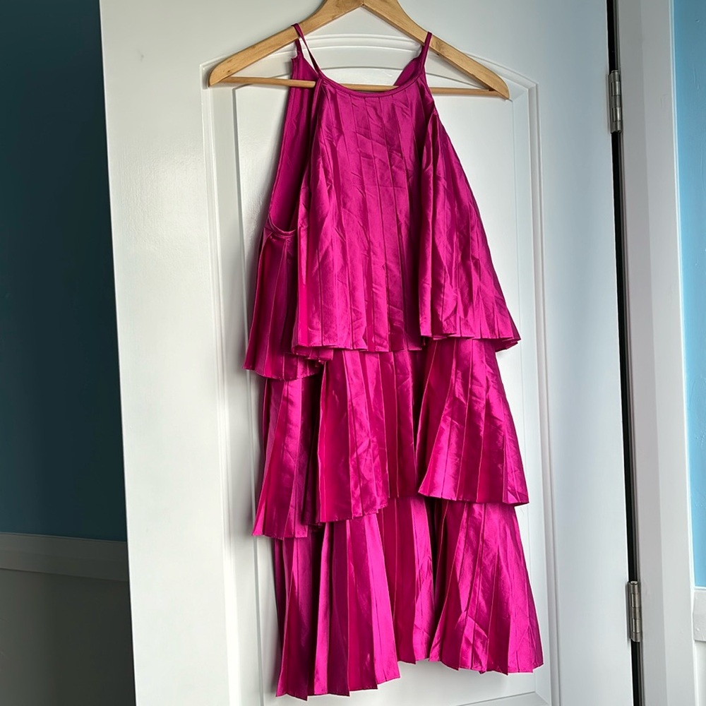 Bohme Pink Layered Dress Size Small